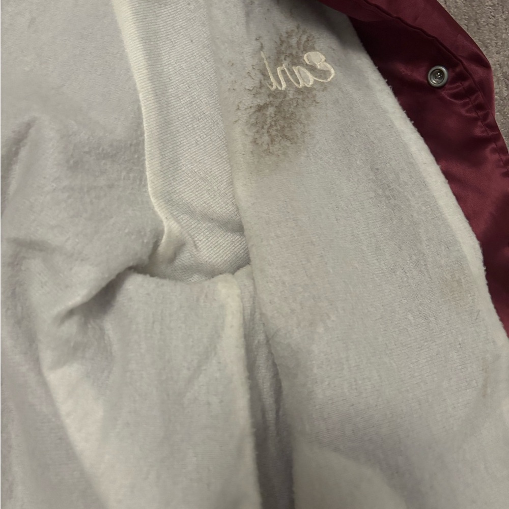 Vintage Auburn Sportswear Satin Bomber Jacket Cattlemen’s Club Riverbank CA XL - Picture 7 of 7